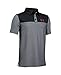 Under Armour Boys' UA Match Play Blocked Polo Youth Small Graphite
