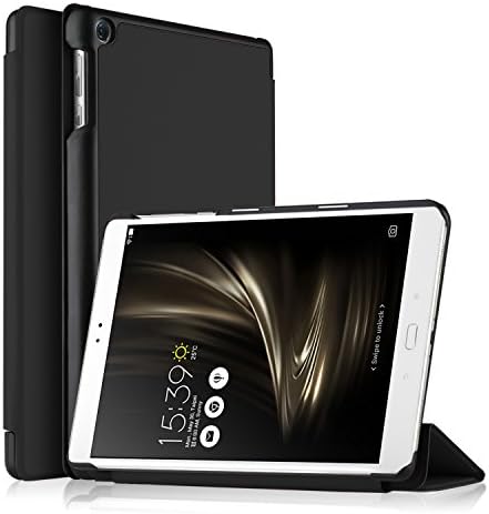 Asus ZenPad 3S 10 Z500M Case - IVSO Slim Smart Cover Case for Asus ZenPad 3S 10 2016 9.7 inch Tablet (Black)