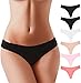 BUBBLELIME XS-XL Sports Thongs for Women Seamless Low Rise Power Pure Stretch No Show Nylon(6 Pack&3 Pack&1 Pack)