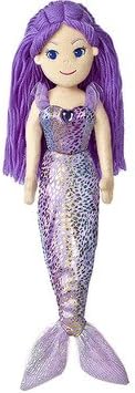 "Daphne" Lavender Mermaid Doll - Set Of 2
