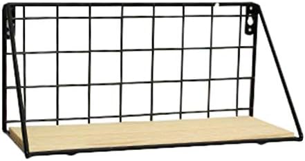 Wonque Wall Metal Wire Rack Holder for Wall Hanging Shelf Organizer(29.5x11x14.3cm)