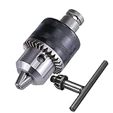 Yakamoz 1.5-13mm Capacity Key Drill Chuck for Air Impact Wrench Converter Conversion Tool | 1/2 Inch Socket Square Female Adapter | 1/2-20 UNF Mount