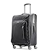 American Tourister Zoom Softside Luggage with Spinner Wheels, Black, Checked-Large 28-Inch