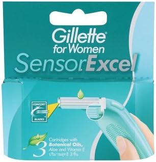 Gillette For Women Sensor Excel Razor 3 pcs.