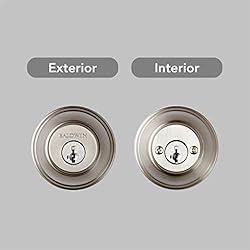 Baldwin Round, Double Cylinder Front Door Deadbolt