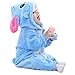 OSEPE Unisex-baby Flannel Romper Animal Onesie Pajamas Outfits Suit Stitch Size90;(13-18 months)