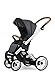 Mutsy Evo Urban Nomad Stroller, Silver Chassis, Dark Grey