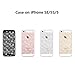 Unov Case for iPhone SE (2016) iPhone 5s iPhone 5 Clear with Design Embossed Pattern TPU Soft Bumper Shock Absorption Slim Protective Back Cover 4 Inch (Death Hallows)