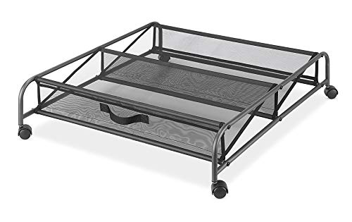Whitmor Gunmetal Underbed Cart