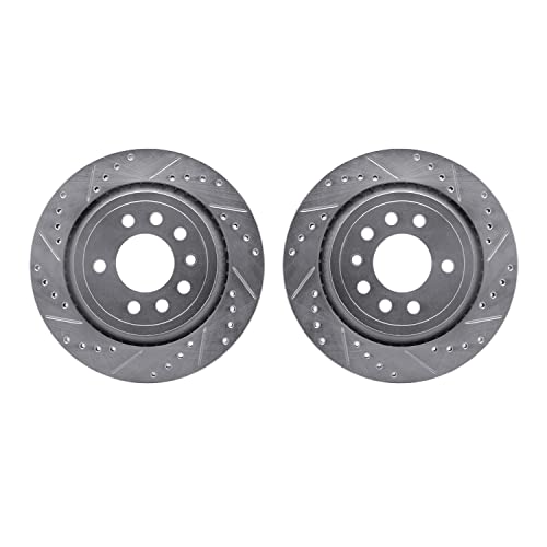 Dynamic Friction Company Rear Brake Rotors Fits 2008-2009 Saab 9-3 2.8L 345mm F…