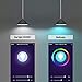 A19 LED Light Bulbs, Smart Bulbs Compatible with Alexa, Google Home Assitant, IFTTT, No Hub Required, Wi-Fi, Dimmable, E26 Base, 6500K Daylight, 7.5 (75W Equivalent) 750 Lumens, UL Listed, 2 Pack