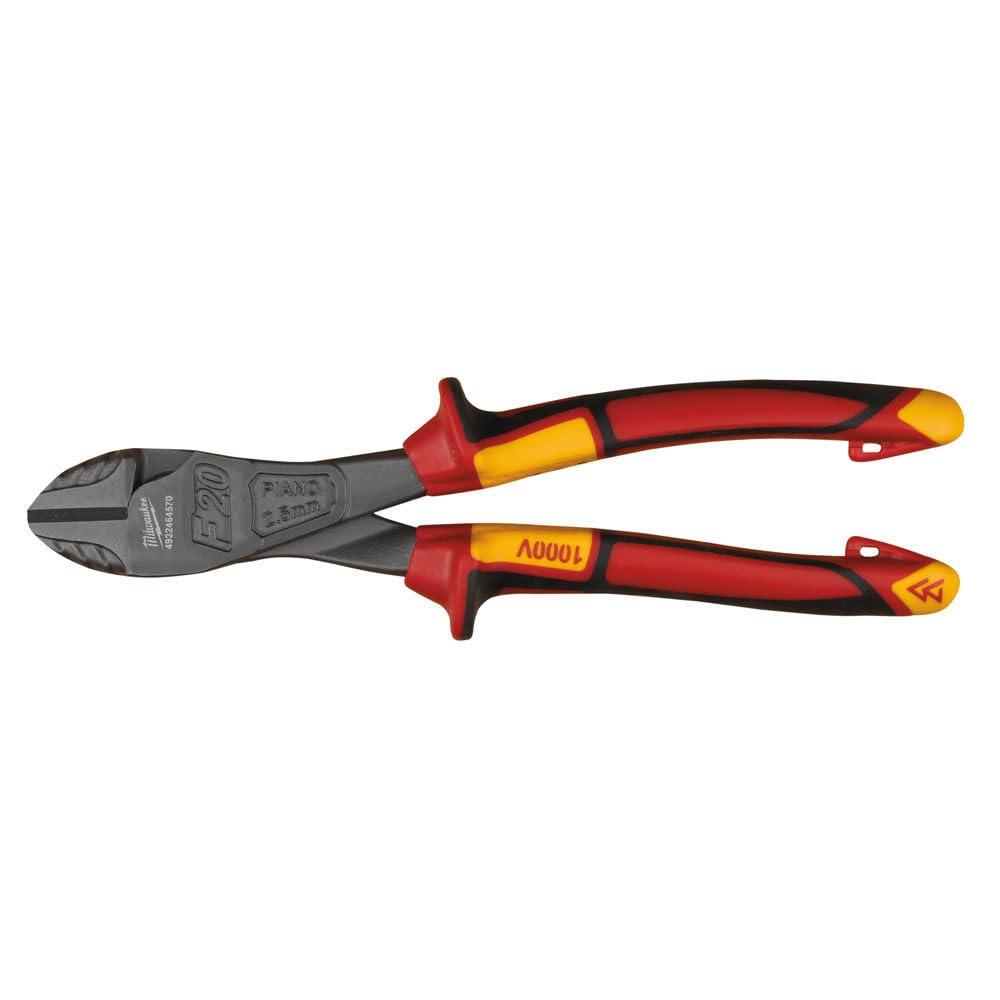 Milwaukee Alicate Heavy Duty de Corte Diagonal VDE 200 mm, Red
