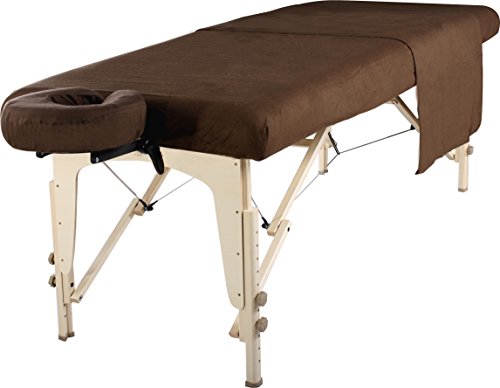 Master Massage  Universal Massage Table Flannel Sheet Set 3 in 1 Table Cover, Face Cushion Cover, Table Sheet (Black)