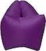 Inflatable Lounger- Premium Air Mattress Sofa Bed- For Indoors & Outdoors-Campling,Hiking,Traveling,Park,Beach-Easy To Inflate- Puncture Resistant & Lightweight Air Couch (PURPLE)