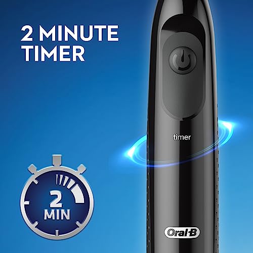 OralB Pro 100 CrossAction, Battery Powered Electric Toothbrush, Black