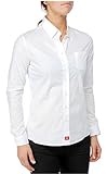 Dickies Girl PL412 LS Button-Down Shirt-White-L, Online Clothing Store