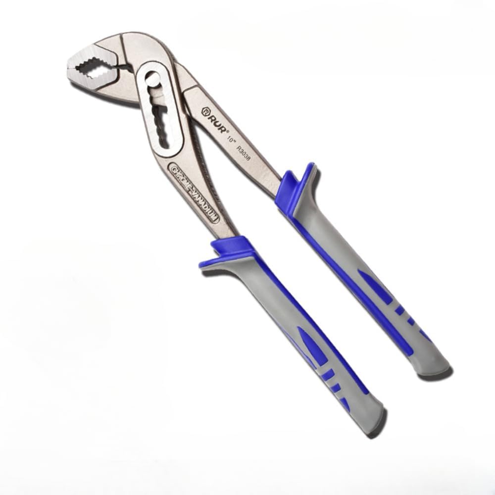 Photo 1 of 10-inch Tongue and Groove Pliers - Adjustable Plier,Quick Adjust&Release,V-Jaw Locks Pliers for Repairs,Gripping,Nuts,Pipes