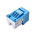 Cable Matters [UL Listed] 25-Pack 10Gbps Rapid-Install Cat6 Keystone Jacks, Slim Profile RJ45 Keystone Jack with Punch-Down Stand, Compatible with Leviton QuickPort Systems, Blue (Model No. 180070)