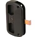 Prime-Line Products A 186 Sliding Screen Door Latch and Pull with Screws, Black Plastic