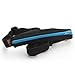 SPIbelt Kids Pocket Belt, Expandable Pocket, Adjustable Waist, No Bounce, No Logo Band, Black with Turquoise Zipper