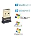 wireless 4.0 USB Adapter Bluetooth Dongle, GRANDCOW mini usb adapter for PC Windows 7 8 8.1 10 Vista XP, Stereo Headset Compatible