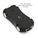CHUYI Cool Car Shaped Wireless Mouse 1600DPI Optical Portable Cordless Mice with USB Receiver for Travel Business Office School Home Gift (Black)