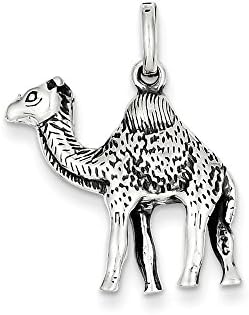 Sterling Silver Antiqued Camel Charm,