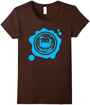 Womens Astro Hippo Shirt for Men, Women, Toddler, Kids and Teens Small Brown