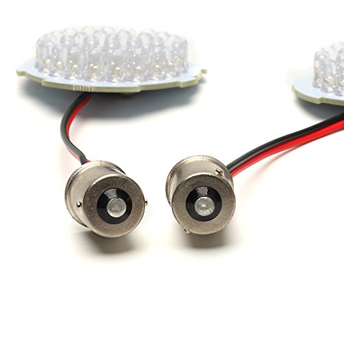 image for Auto-Parts-Eshop 2pcs 1156 Red LED Turn Signal Panel Light 2