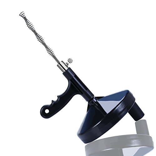 Carrolner Drain Auger Snake Clog Remover for Bathroom Tub Toilet&Kitchen Sink Pipe Cleaner with 13 ft Cable