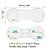 KiddiLife – Child Safety Cabinet / Cupboard Lock (4 Pack) – Quick and Easy To Install With Strong 3M Adhesive – No Tools, Drilling Required – Universal Child / Baby Proofing Latch