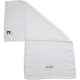Glory Gym Towel - 100% Organic Cotton - Soft and Absorbent for Gym, Yoga, spa Dimensions (29.52 X 13.78 inch) 570 GSM (White)