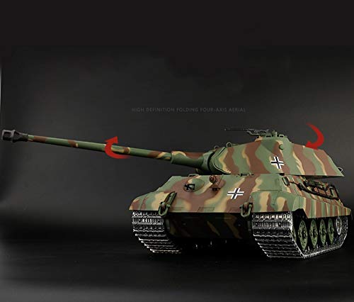 XSLY 65cm 16.01 Fernbedienung Panzer Deutschen Zweiten Weltkrieg Tiger King Modell Tanks Maxi-Kinder RC Spielzeug… – Bild 6