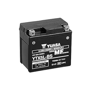 YUASA 61318 accu YTX5L-BS combipack met elektrolyt