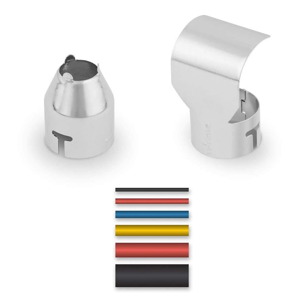 WAGNER Heat Shrink tubing Set and Reflector and Centring Nozzle for Furno Heat Guns - 100 Pieces Heat Shrink tubing + Reflector and Centring Nozzle 14 mm