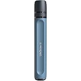 LifeStraw Peak Series Personal Water Filter for Hiking, Camping, Travel, and Emergency Preparedness, 1 Pack, Mountain Blue