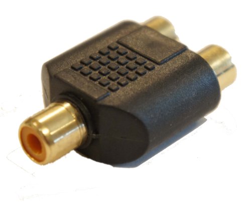Female rca y splitter 2 female rca combiner converter a…