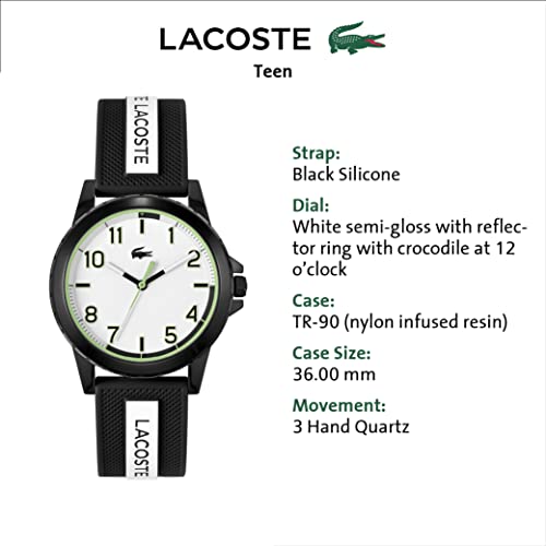 Lacoste Rider Kids' Quartz Watch - TR90 Case - Rubber Strap