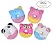 Aolige 2 PCs Squishies Panda Slow Rising Jumbo Kawaii Cute Small Animal Donuts Creamy Scent for Kids Party Toys Stress Reliever Toy
