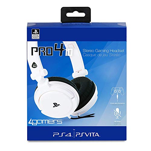 Licensed Ps4 4-10 Pro Stereo Gaming Headset White (ps4) - Thumbnail 4