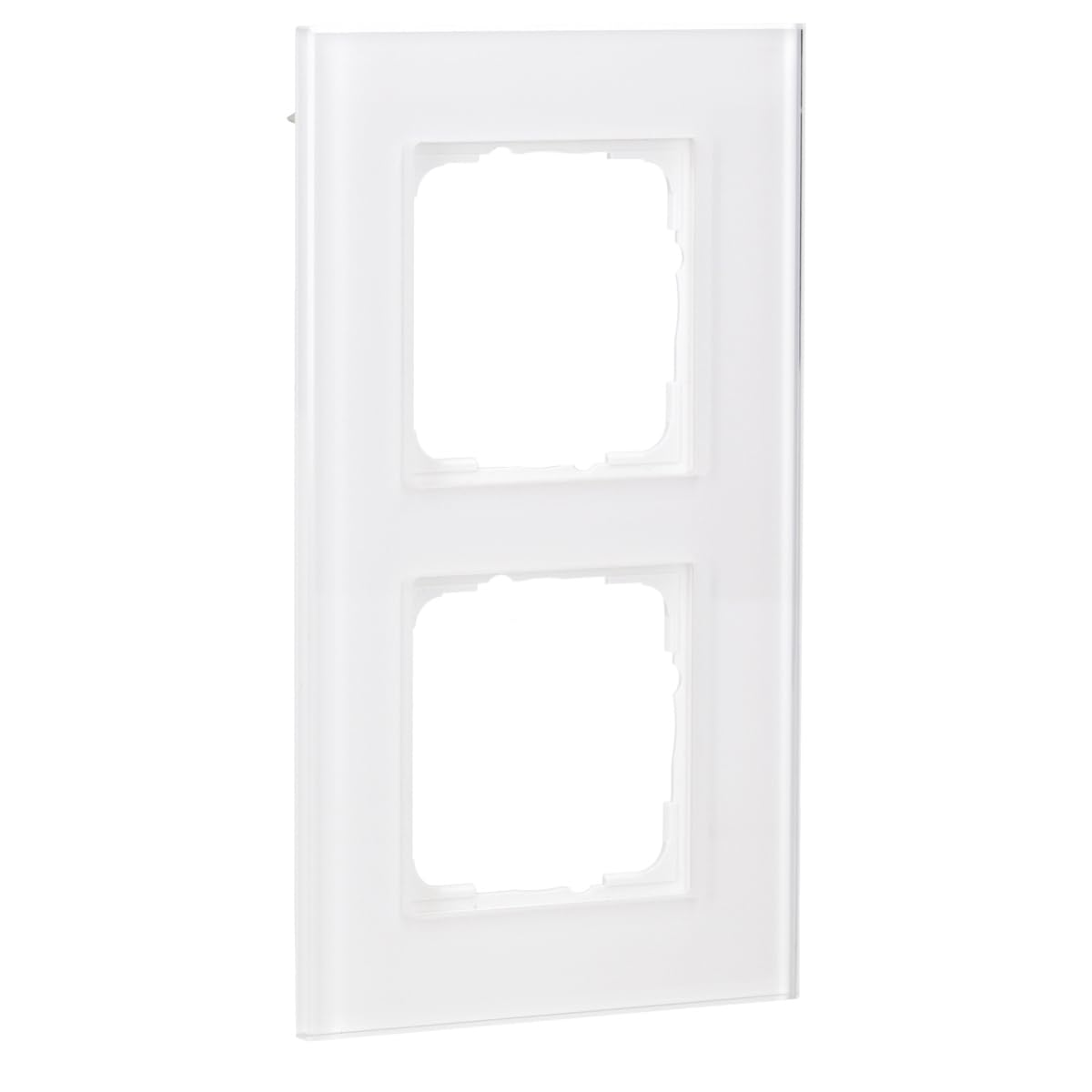 GIRA 021212 021212 2 Gang Esprit Glass, White