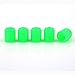 GODESON Green Plastic Valve Cap for Kinds of Cars, Trucks, Bikes Scharder Valve.Hard Valve Cap Help Prevent Air Leakage(Pack of 5pcs)