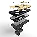 ZIZO Bolt Series for iPhone XR Case with Screen Protector Kickstand Holster Lanyard - Gold & Black