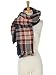 Womens Plaid Blanket Scarf Winter Soft Tassel Scarfs Gorgeous Wrap Shawl By Chuanqi