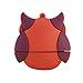 CHUYI Cartoon and Cute Owl Shape Design 32GB USB 2.0 Flash Drive Character Memory Stick Animal Pen Drive Jump Drive Thumb Drive Gift (Red)