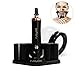 Makeup Brush Cleaner, RubyDot Electric Makeup Brush Cleaner and Dryer Machine with Brush Spinner Holder & 8 Rubber Collars - Wash & Dry Your Make up Brushes in 8 Seconds for Most of Brushes, Black