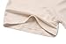 JollieLovin Women's Short Sleeve Loose Fit Flare Hem T Shirt Tunic Top (Beige, 3X)