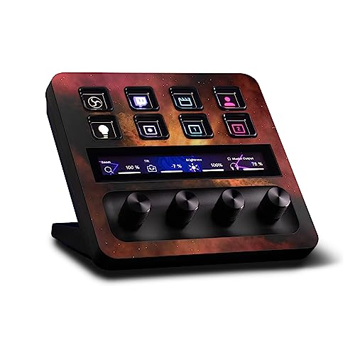 MightySkins Skin Compatible with Elgato Stream Deck + - Spacial Overload | Prot…
