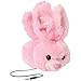 ReTrak Retractable Animalz Tangle-Free, Volume Limiting (85 dB) Over Ear Headphones for Kids, Pink Bunny (ETAUDFBNY)