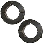 Set of 2 - Steel Split 1" Locking Lock Collar with 1/4" Keyway for Go Karts Yard Cart Fun Kart Drift Trike Mini Bike Barstool Racer